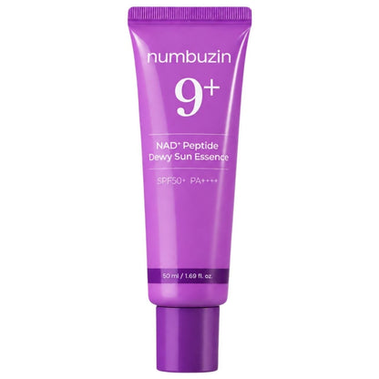 Numbuzin Numbuzin No.9 NAD Peptides Dewy Sun Essence Nawilżająca esencja przeciwsłoneczna SPF50+ - 50 ml