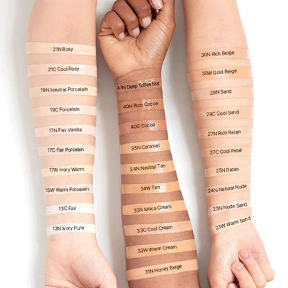 Parnell Parnell Cicamanu Pokład w kompakcie nasączony serum odcień 21C Cool Rosy