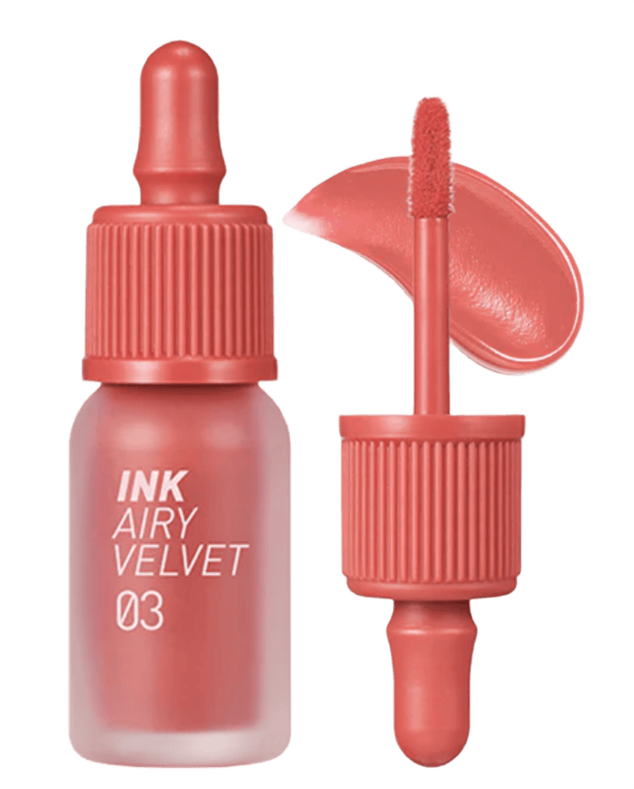 Peripera Peripera Pomadka w płynie Ink Airy Velvet 03 Cartoon Coral - 4 g