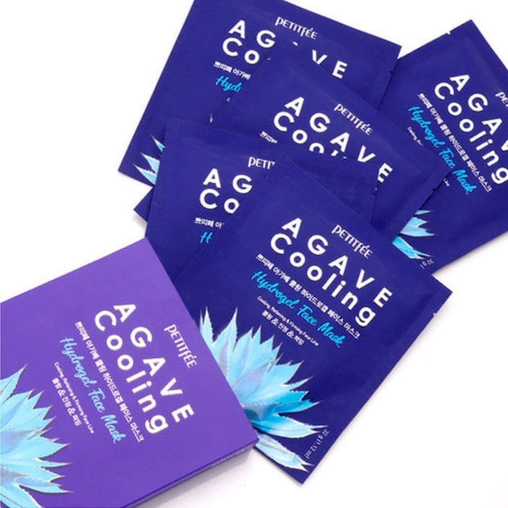 Petitfee Petitfee Agave Cooling Hydrożelowa maska do twarzy - 5 sztuk