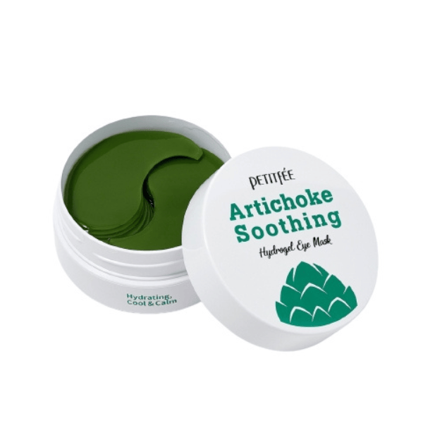 Petitfee Petitfee Hydrożelowe kojące płatki pod oczy z karczochem - 60 sztuk