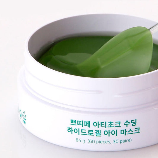 Petitfee Petitfee Hydrożelowe kojące płatki pod oczy z karczochem - 60 sztuk