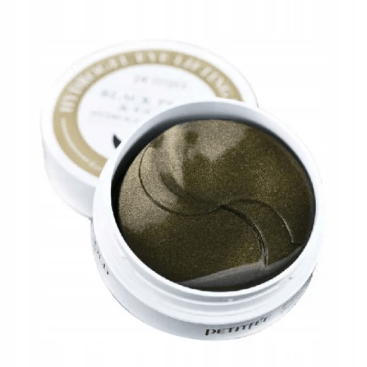 Petitfee Hydrożelowe płatki pod oczy Black Pearl&Gold - 60 sztuk