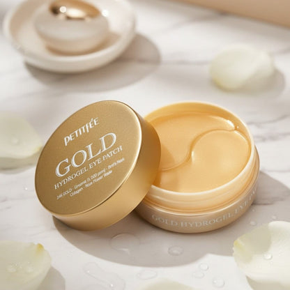 Petitfee Petitfee Hydrożelowe płatki pod oczy Gold - 60 sztuk