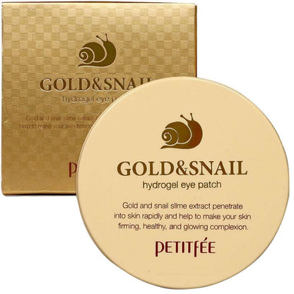 Petitfee Petitfee Hydrożelowe płatki pod oczy Gold&Snail - 60 sztuk