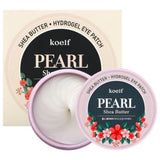 Petitfee Koelf Pearl&Shea Butter Hydrożelowe płatki pod oczy - 60 sztuk