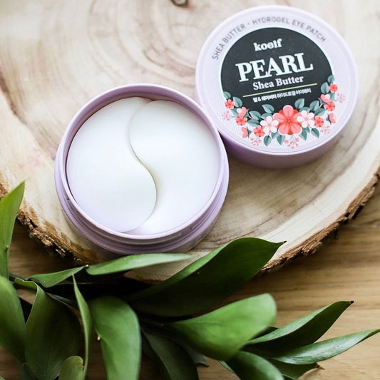 Petitfee Petitfee Koelf Pearl&Shea Butter Hydrożelowe płatki pod oczy - 60 sztuk