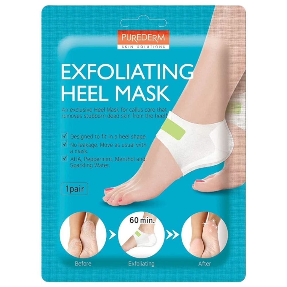 Purederm Purederm Maska złuszczająca na pięty Exfoliating Feel Mask - 1 para