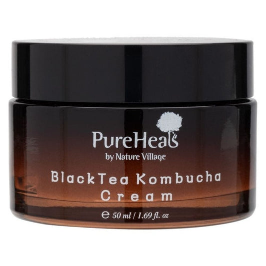 PureHeals PureHeals Black Tea Kombucha Krem przeciwstarzeniowy - 50 ml