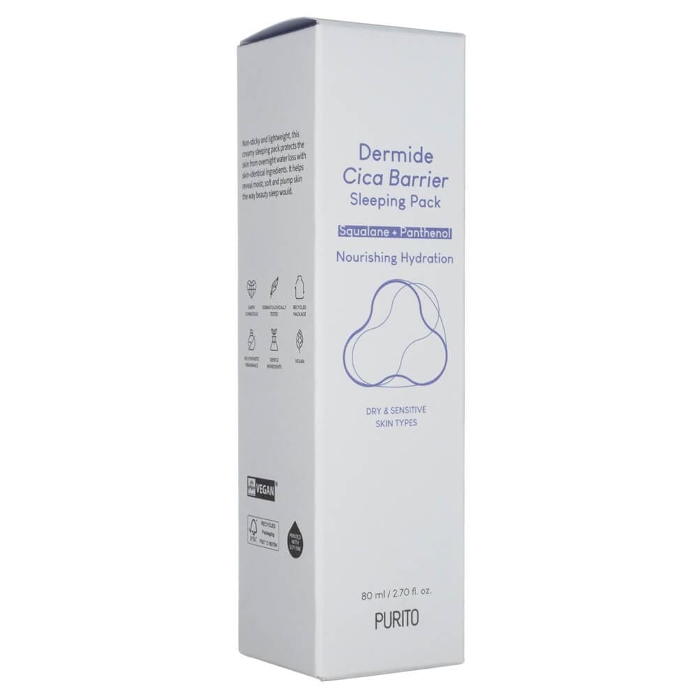 Purito Purito Krem regenerujący na noc Dermide Cica Barrier - 80 ml