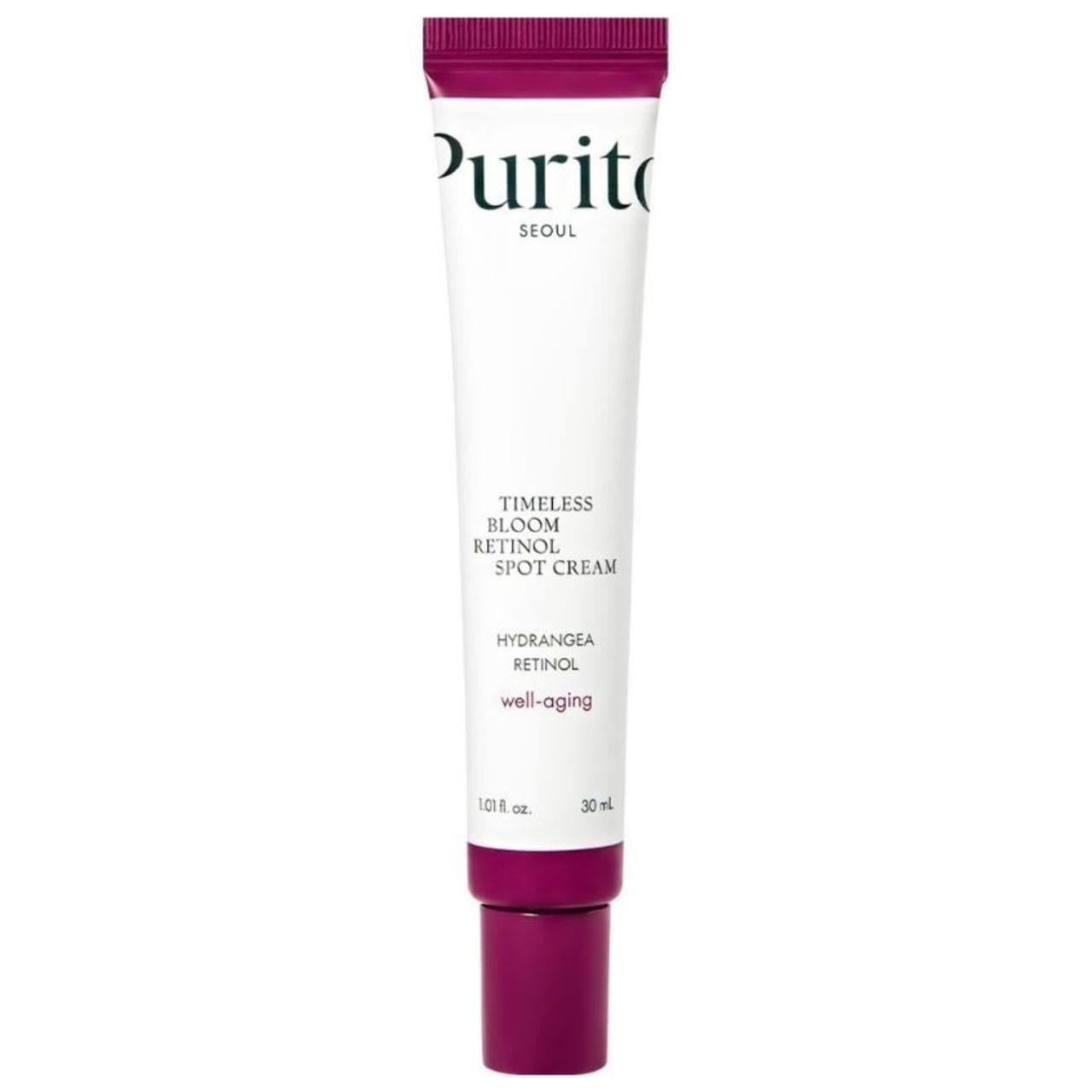 Purito Purito Timeless Bloom Krem punktowy na niedoskonałości z retinolem - 30 ml