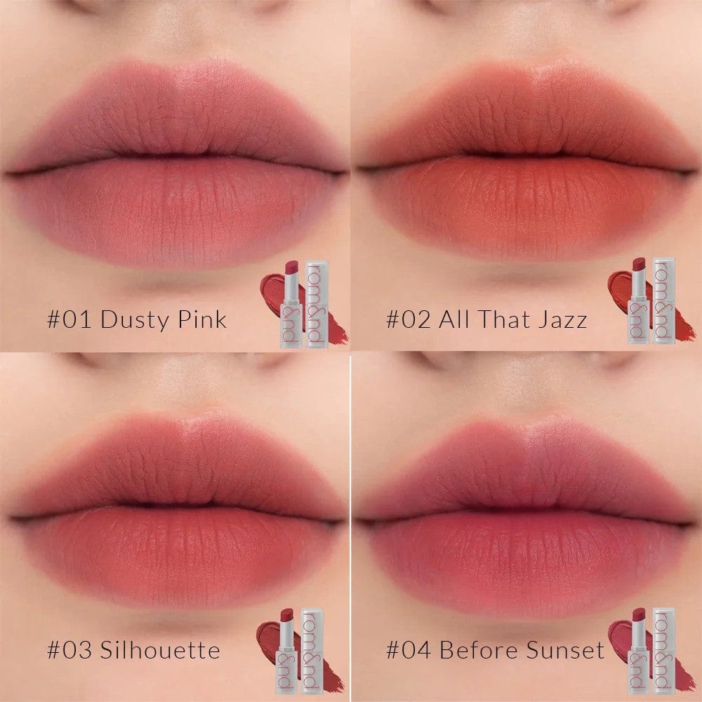 ROM&ND Rom&nd Matowa szminka Zero Matte Lipstick w kolorze 01 Dusty Pink