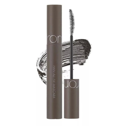 ROM&ND Rom&nd Wodoodporny tusz do rzęs Han All Fix Mascara Long Ash (L02)