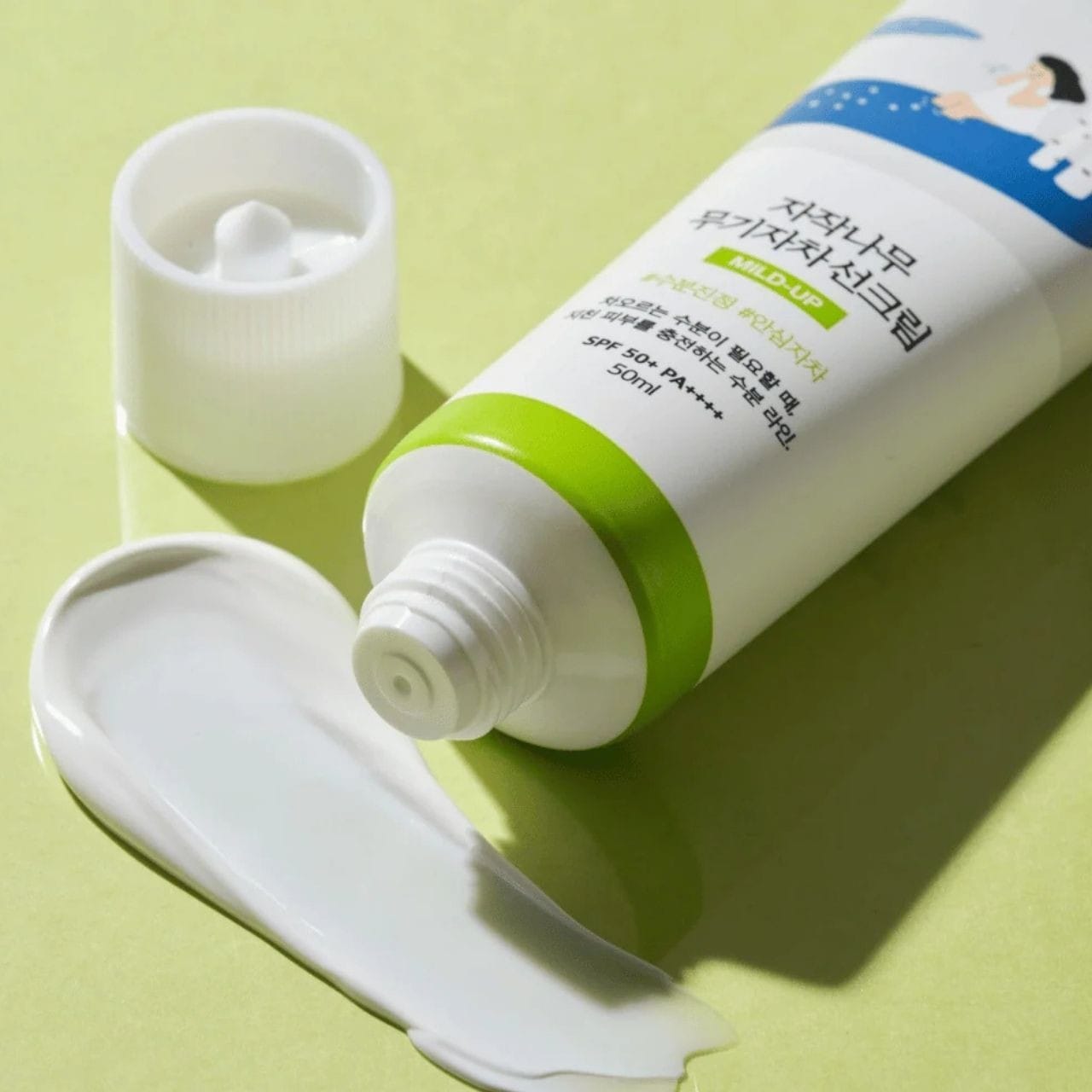 Round Lab Round Lab Moisture Mild-Up Sunscreen SPF50+ Nawilżający krem przeciwsłoneczny - 50 ml