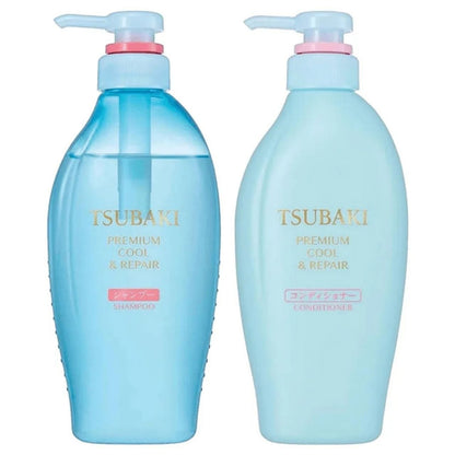 Shiseido Shiseido Tsubaki Premium Cool Repair Zestaw (szampon i odżywka) - 450 ml