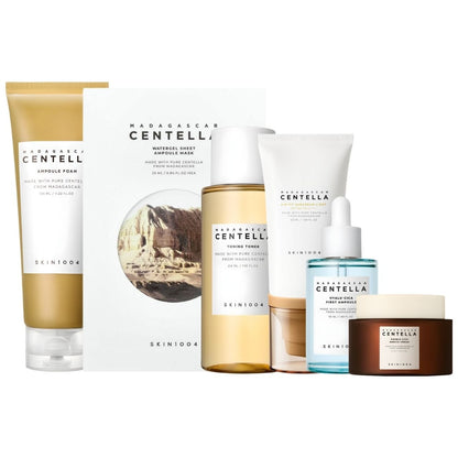 SKIN1004 Zestaw SKIN1004 Madagascar Centella Kompletna pielęgnacja z wąkrotą azjatycką