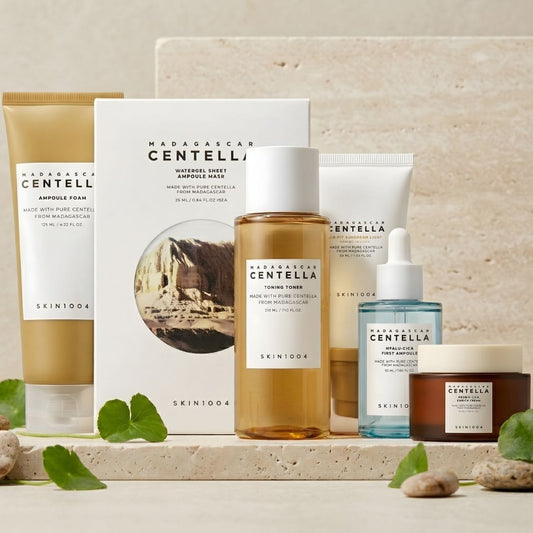 SKIN1004 Zestaw SKIN1004 Madagascar Centella Kompletna pielęgnacja z wąkrotą azjatycką
