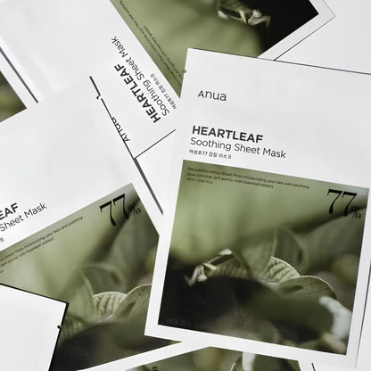 SoKorean ANUA-Heartleaf 77% maska w płachcie do twarzy, 1 szt.