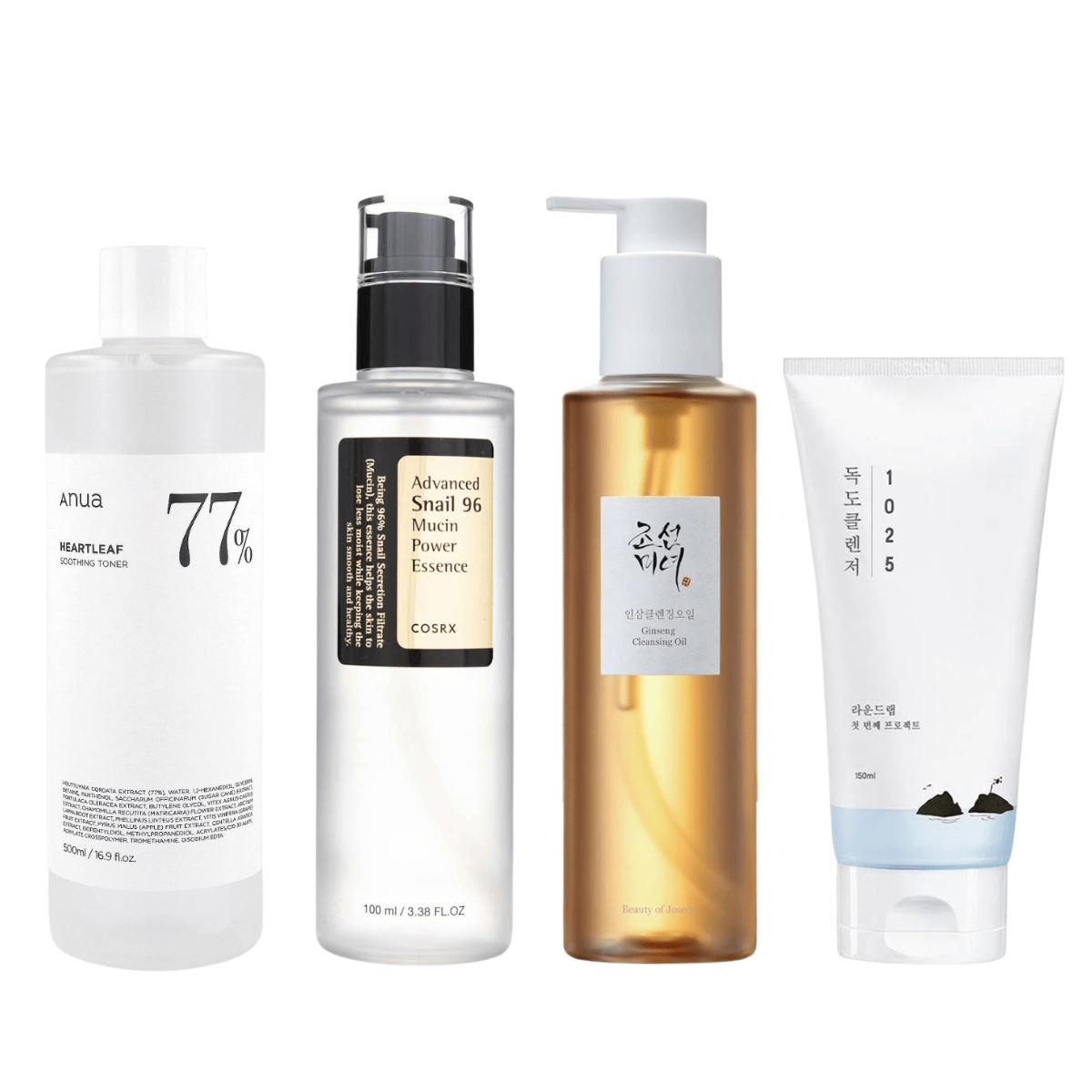 SoKorean Koreański Zestaw Double Cleansing 4w1 - Kompletna Rutyna Oczyszczania i Nawilżania