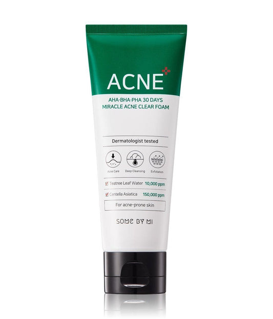 Some By Mi Some By Mi Pianka do twarzy AHA BHA PHA 30 Days Miracle Acne - 100 ml