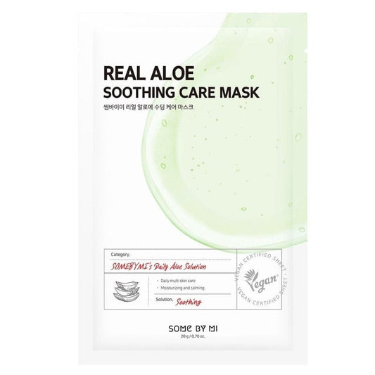 Some By Mi Some By Mi Real Aloe Kojąca maska w płachcie z aloesem - 20 g