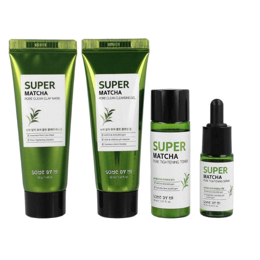 Some By Mi Some By Mi Super Matcha Pore Care Starter Kit - Zestaw do problematycznej cery z Matchą