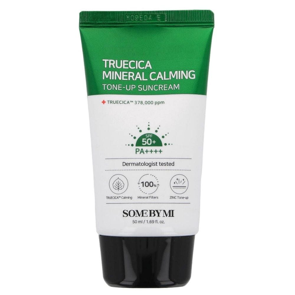 Some By Mi Some By Mi Truecica Mineral Calming Tone-Up Krem SPF50+ dla problematycznej cery - 50 ml — Składniki i ocena