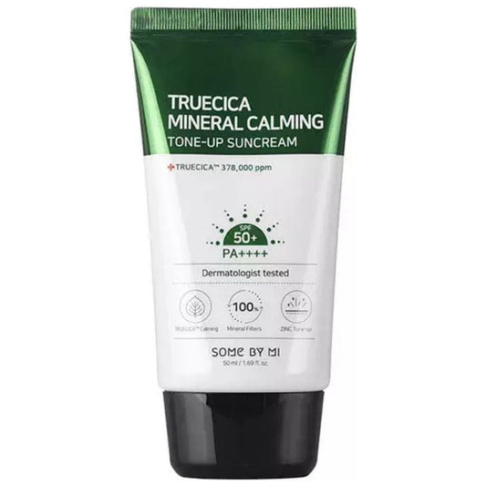 Some By Mi Some By Mi Truecica Mineral Calming Tone-Up Łagodzący krem SPF50+ z filtrami mineralnymi - 50 ml