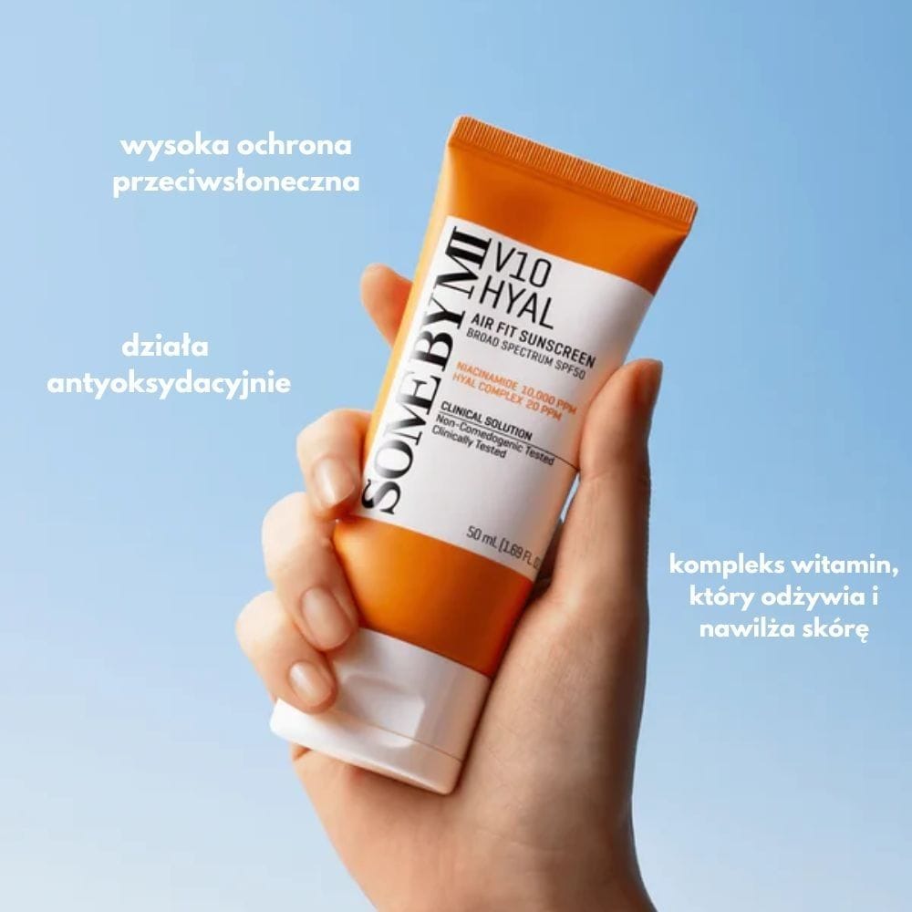 Some By Mi Some By MI V10 Hyal Air Fit Emulsja przeciwsłoneczna SPF50 z witaminami - 50 ml