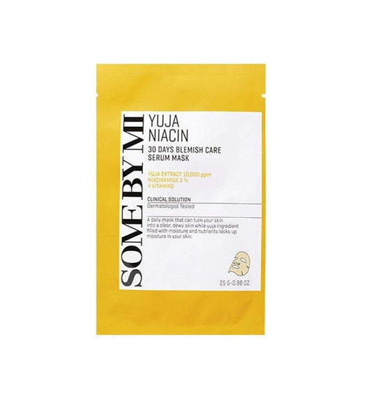 Some By Mi Some By Mi Yuja Niacin Rozjaśniająca maska w płachcie - 25 g