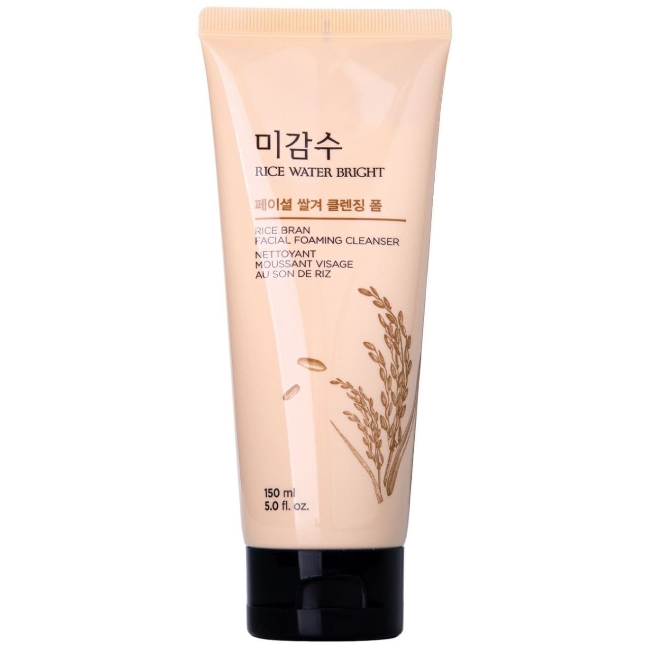 The Face Shop The Face Rice Water Bright Oczyszczająca pianka do twarzy - 150 ml — Składniki i ocena