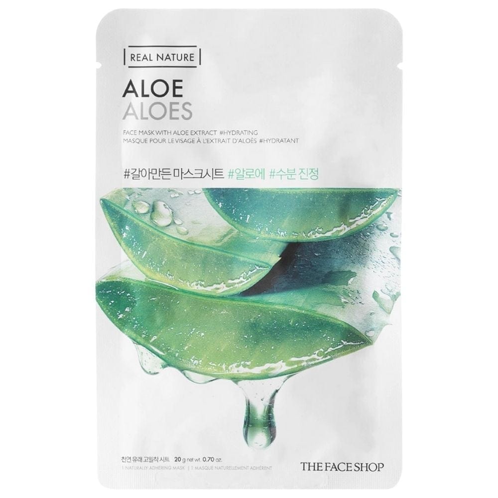 The Face Shop The Face Shop Real Nature Maska w płachcie z aloesem - 20 g — Składniki i ocena