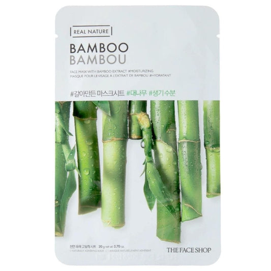 The Face Shop The Face Shop Real Nature Maska w płachcie z bambusem - 20 g