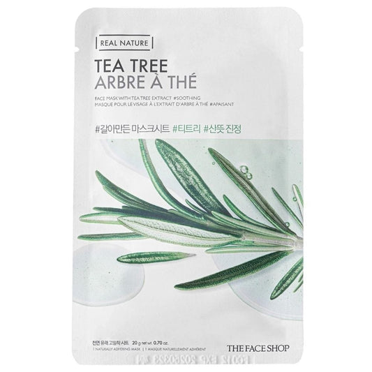 The Face Shop The Face Shop Real Nature Maska w płachcie z ekstraktem z drzewa herbacianego - 20 g