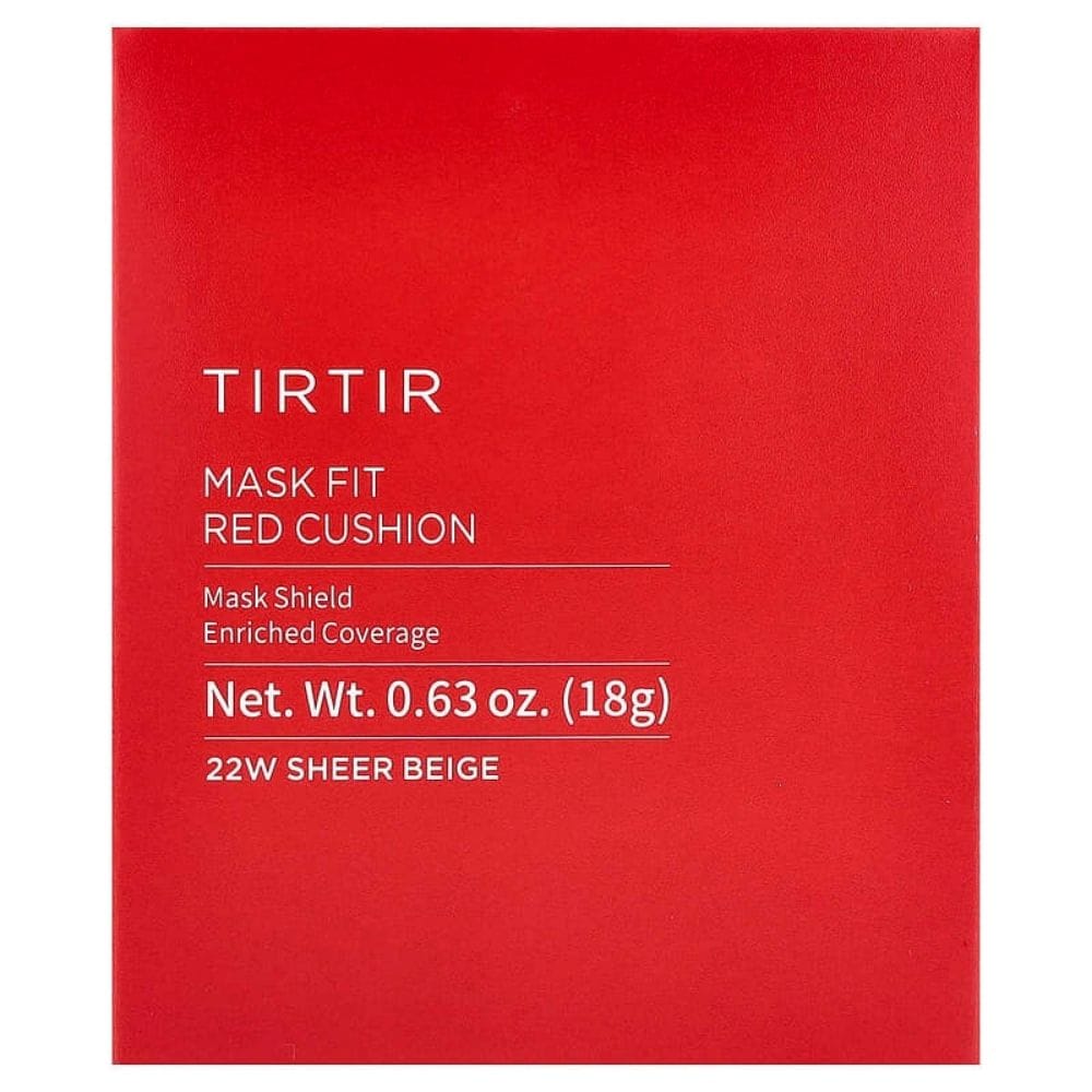 TIRTIR TIRTIR Mask Fit Red Cushion Podkład w kompakcie, odcień 22W Sheer Beige