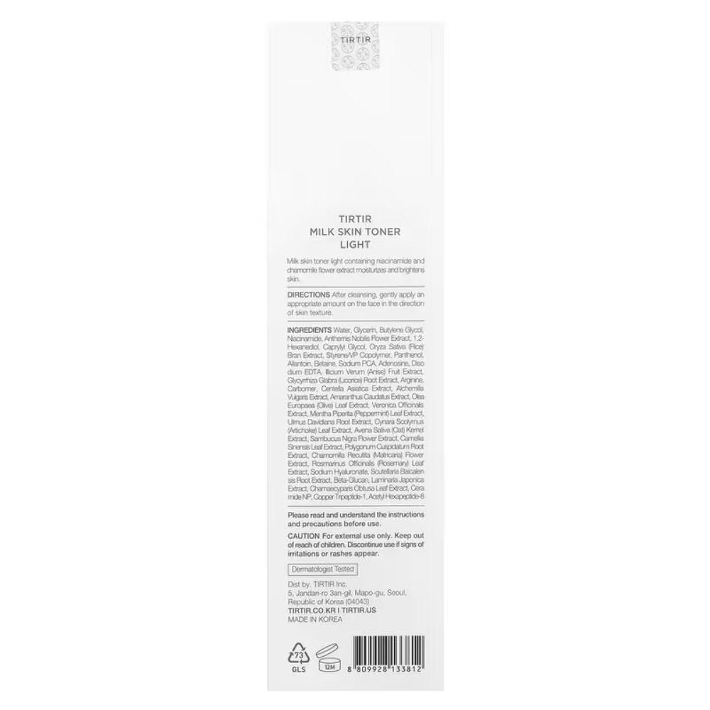 TIRTIR TIRTIR Nawilżająco-odżywczy tonik Milk Skin Toner Light - 150 ml