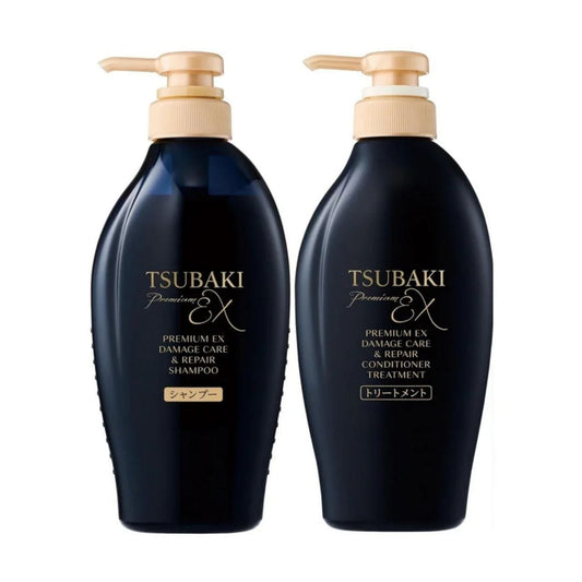 Tsubaki Tsubaki Premium EX Damage Care Zestaw do zniszczonych włosów - 2 x 400 ml