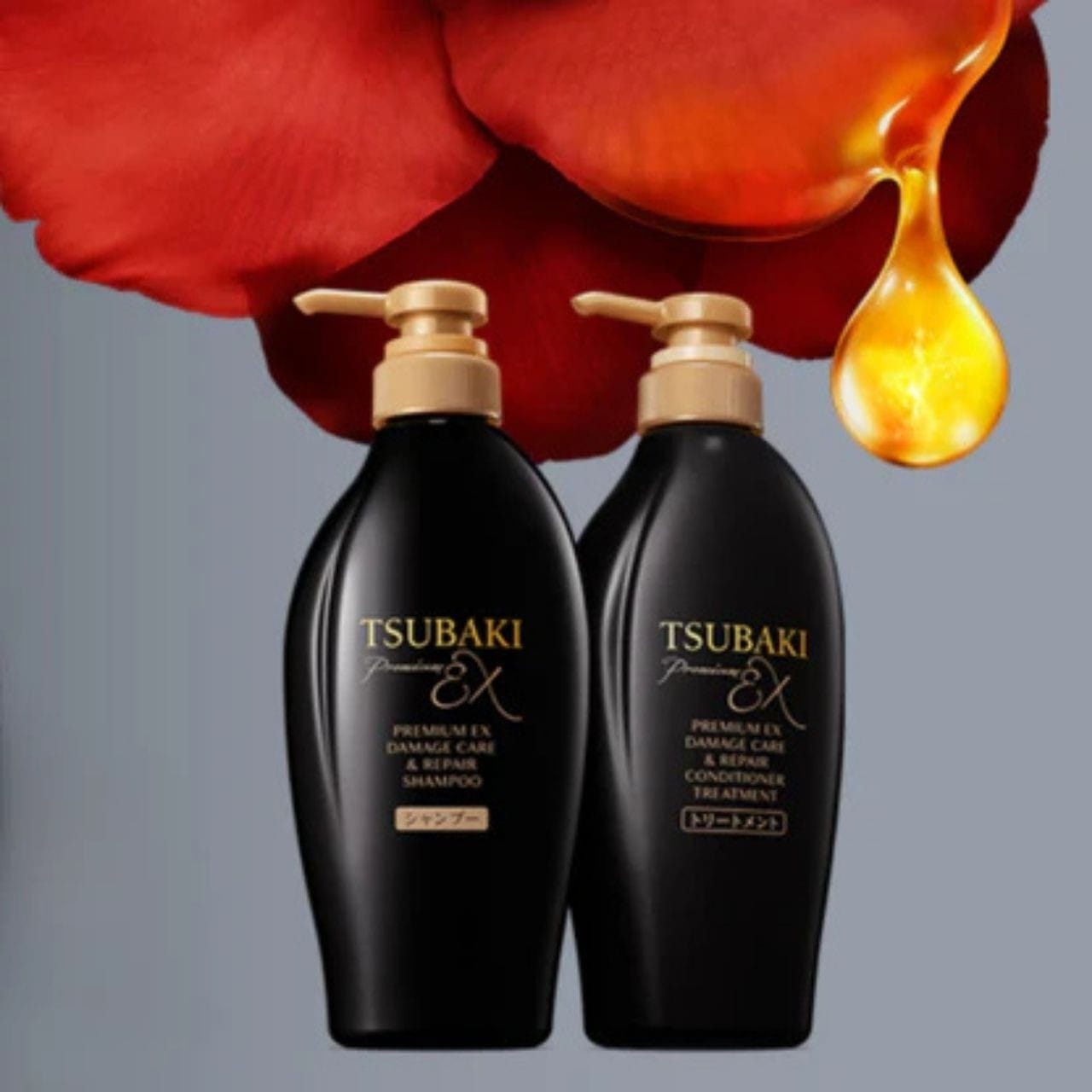 Tsubaki Tsubaki Premium EX Damage Care Zestaw do zniszczonych włosów - 2 x 400 ml