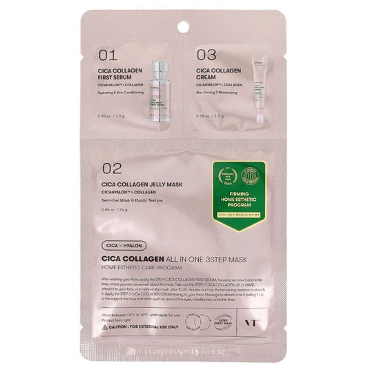 VT Cosmetics VT Cosmetics Cica Collagen All in One 3-etapowa pielęgnacja odżywiająca
