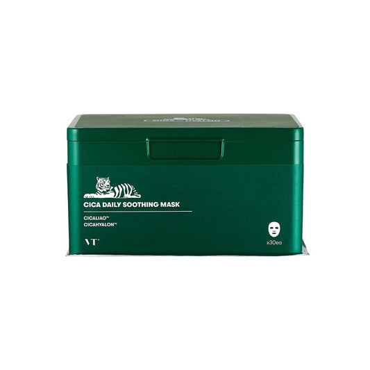 VT Cosmetics VT Cosmetics Cica Daily Soothing Maski kojące do codziennego użytku - 30 sztuk