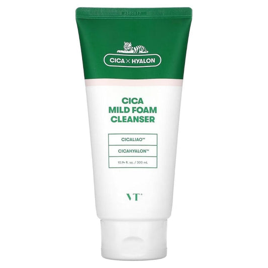 VT Cosmetics VT Cosmetics Cica Delikatna, kojąca pianka z kompleksem Cica - 300 ml