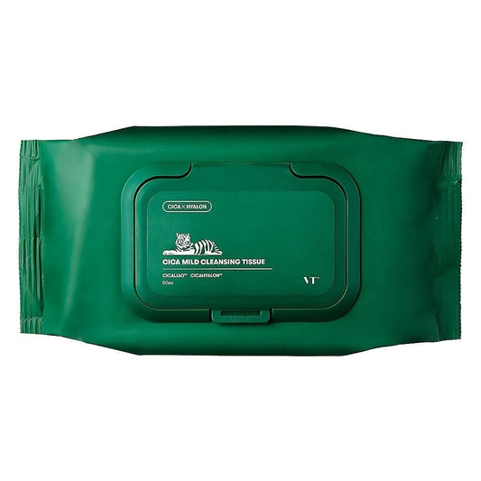 VT Cosmetics VT Cosmetics Cica Mild Chusteczki oczyszczające - 50 sztuk