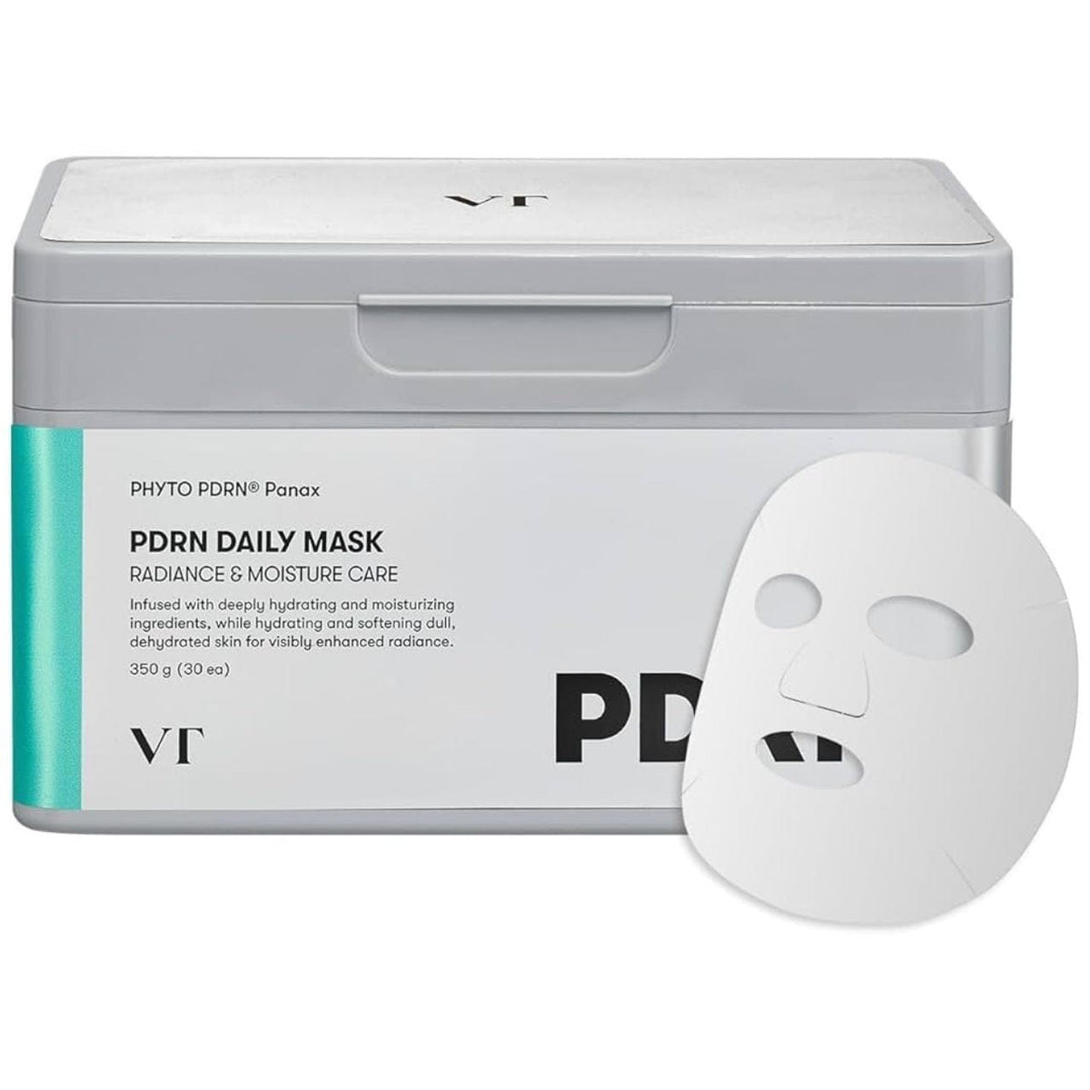 VT Cosmetics VT Cosmetics PDRN Daily Mask Nawilżająco-rozświetlająca maska - 30 sztuk
