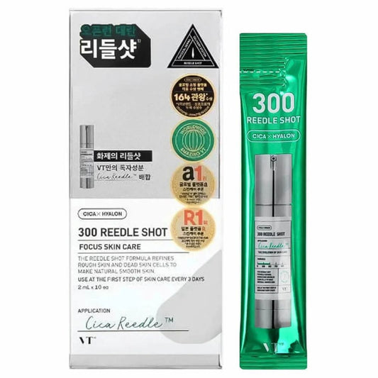 VT Cosmetics VT Cosmetics Reedle Shot 300 Mikroigłowy booster do twarzy - 10 x 2 ml
