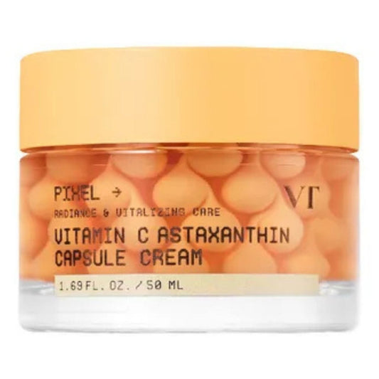 VT Cosmetics VT Vitamin C Astaxanthin Capsule Cream Rozświetlający krem kapsułkowy do twarzy - 50 ml
